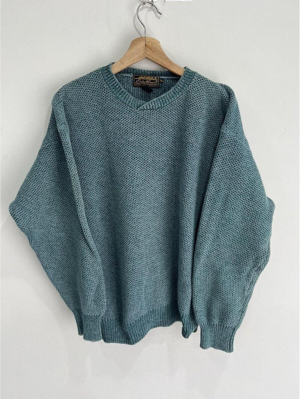 Vintage Eddie Bauer Knit Sweater pullover green